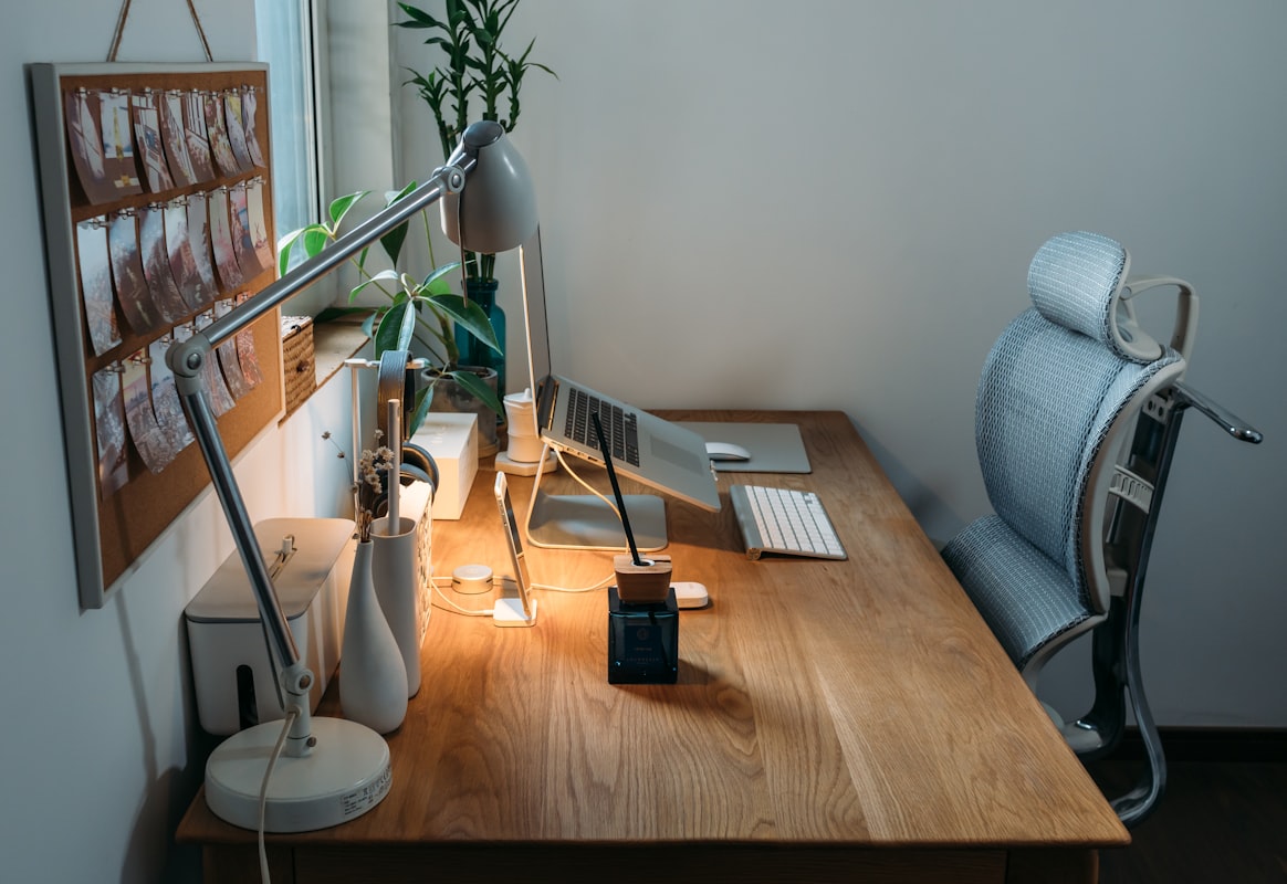 Ergonomische werkplek setup
